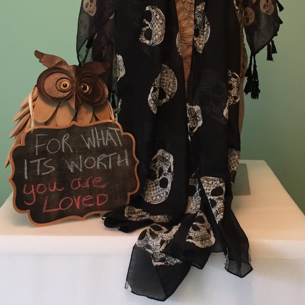 Skeleton Scarves | Rock & Roll Edge (Set of 2) - Picture 3 of 4